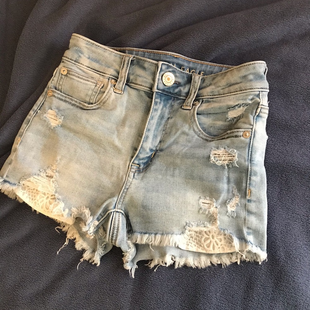High rise American Eagle ripped Shorts!!!